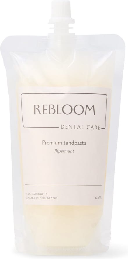 ReBloom Care Premium Tandpasta Refill - Pepermunt - 240 ML/4tubes