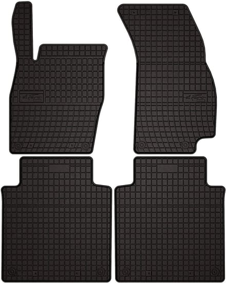 Wielganizator SolidPRO Serie - Audi A8 D5 LONG - Rubber Automatten - Zwarte - Perfecte Pasvorm