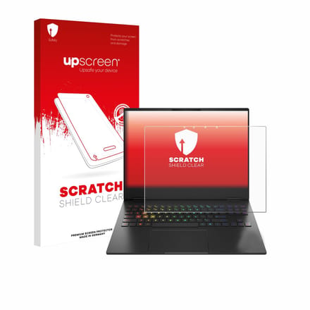 upscreen - Screenprotector voor HP Omen Transcend 16-u1000nl - Folie Beschermfolie transparant