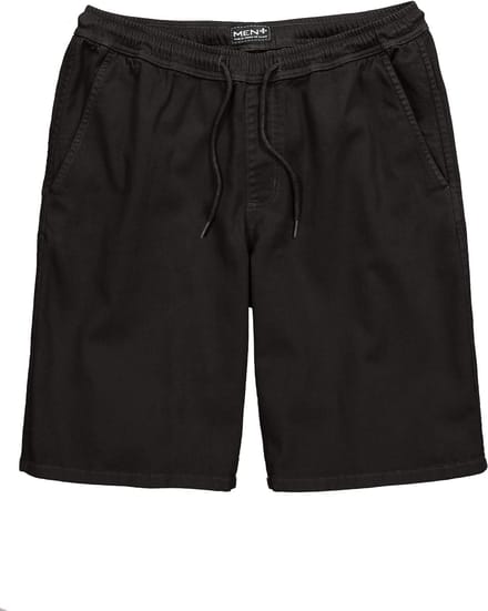 Men Plus - Heren - bermuda FLEXLASTIC® relaxed fit tot 8XL - Zwart - Maat L
