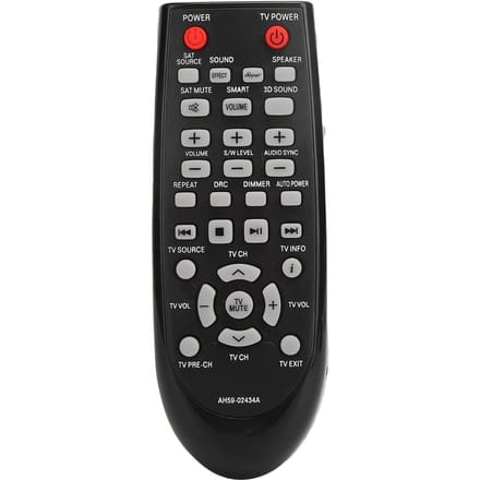 Audio Luidspreker Afstandsbediening Vervanging Geschikt voor Samsung AH59?02434A Luidsprekerbox gray