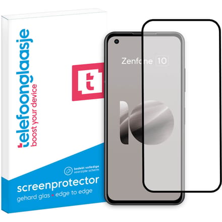 ASUS ZenFone 10 screenprotector gehard glas Edge to Edge