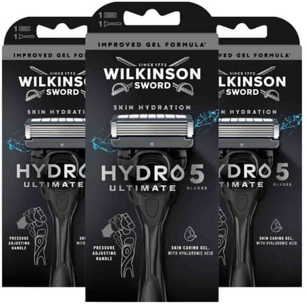 Wilkinson Hydro 5 Ultimate Scheersysteem - 3 x - Voordeelverpakking