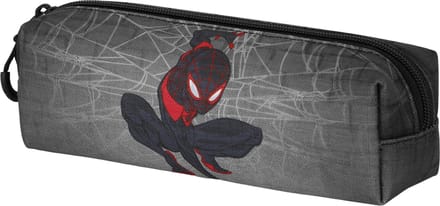 Karactermania - Marvel - Spiderman Spin-FAN vierkante Roletui - Potloden etui - Pennenetui 2.2 - grijs