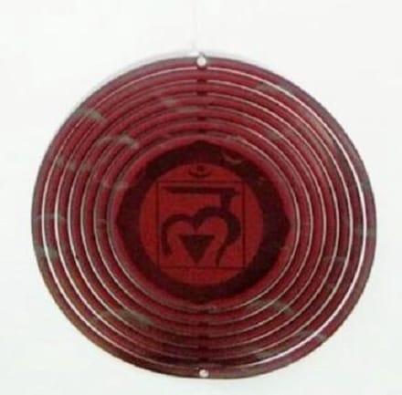 Windspinner - rood -basis chakra - nature's melody - Ø13 cm- CCS05RT