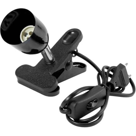 Eurolite Klemlamp - Spot (GU10) - Schakelaar - 60W Max - 1.5m snoer