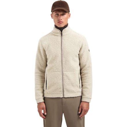 No Excess Sweater Full Zip Teddy Sand Größe: S | Pullover Outlet | Herren | Braun