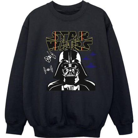 Star Wars Meisjes Darth Vader Comp Logo Sweatshirt (Zwart)
