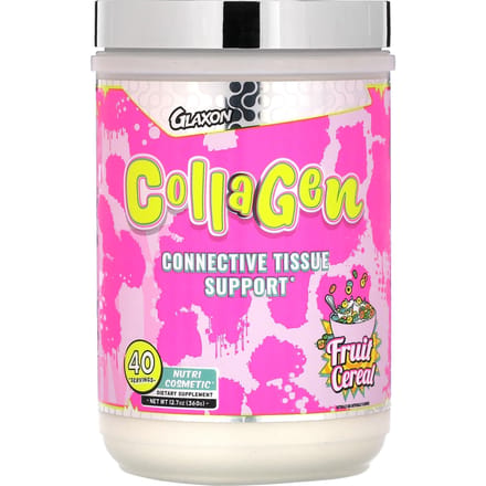 Glaxon, Collagène, Céréales aux fruits, 12,7 oz (360g)
