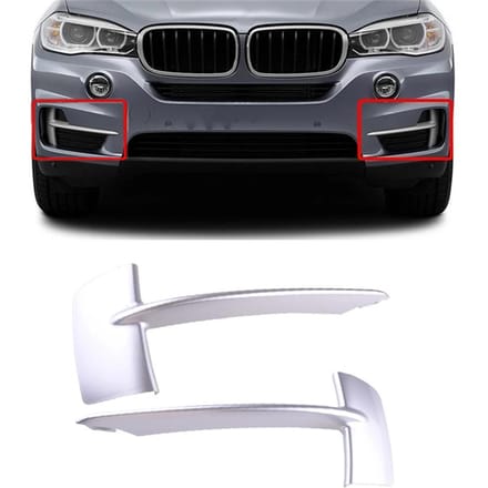 Garniture de calandre de pare-chocs pour BMW X5 F15 2014-17 gray