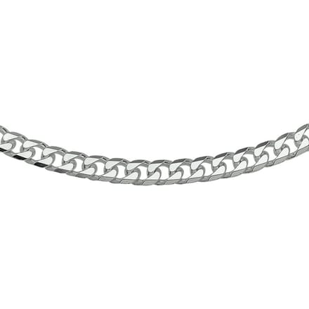 Zilveren gourmet ketting 1001774