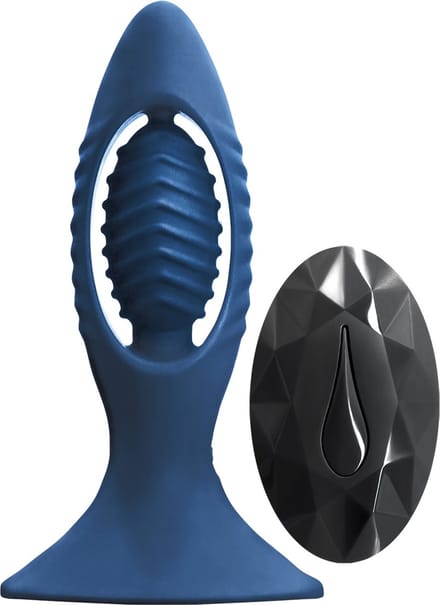 Renegade - V2 - Vibrerende Buttplug - Blauw