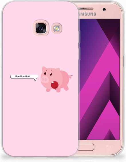 Samsung Galaxy A3 2017 Telefoonhoesje met Naam Pig Mud