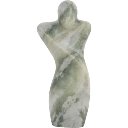 Present Time Ornament Male Abstract - Groen - 10x5x23cm - Scandinavisch - Marmer