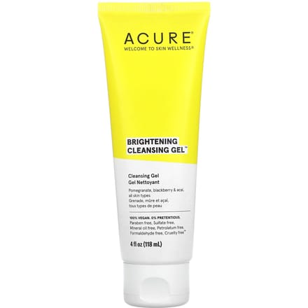 ACURE, Verhelderende Reinigingsgel 118ml (120 ml) yellow
