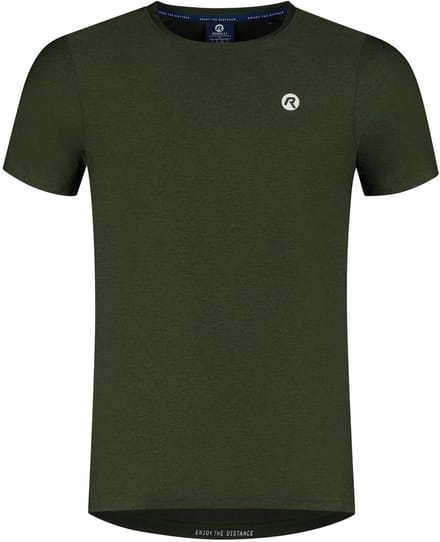 Rogelli Essential Heren Hardloopshirt - Korte Mouw - Groen