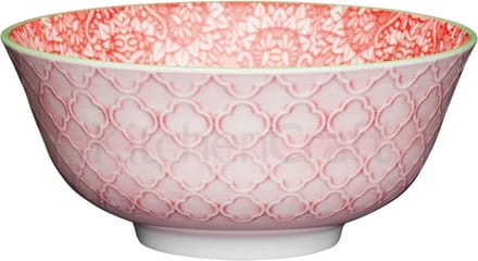 Kitchencraft Kom 15.5 X 7.5 Cm Keramiek Rood/roze
