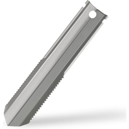 Multifunctionele kleine schop voor buiten, draagbare handschep, lichtgewicht titanium tuinschep, graven zilver