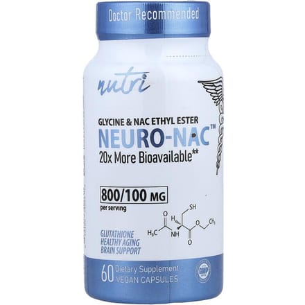 NEURO-NAC™, Glycine & Ester Éthylique de NAC, 60 Capsules Végétales