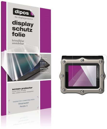 dipos – 6x Beschermfolie geschikt voor Shearwater Perdix 3 | Krasbestendige & heldere Screenprotector Ultra-Thin