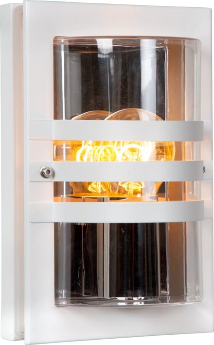 Lucide PRIVAS - Wandlamp Binnen/Buiten - 1xE27 - IP44 - Wit
