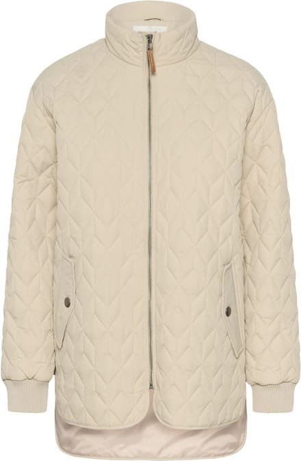 Kaffe KAleila Quilt Jacket Dames Jas - Feather Gray
