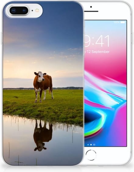 Apple iPhone 7 Plus | 8 Plus TPU Hoesje Koe
