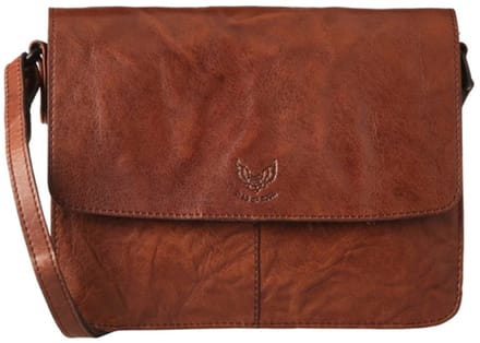 Rise of Rosa Brenton Crossbodytas Medium Dames - Leer - Cognac