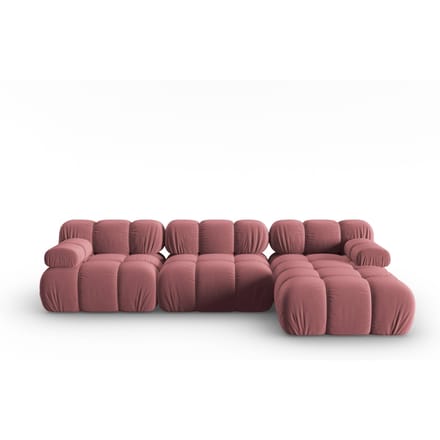 Modulaire-4-zitshoekbank Tropea rechts velvet | Milo Casa