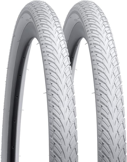 Racefietsbanden Set - 700C Wielen - Weggebruik - Brede Compatibiliteit - 700x38C - Wit