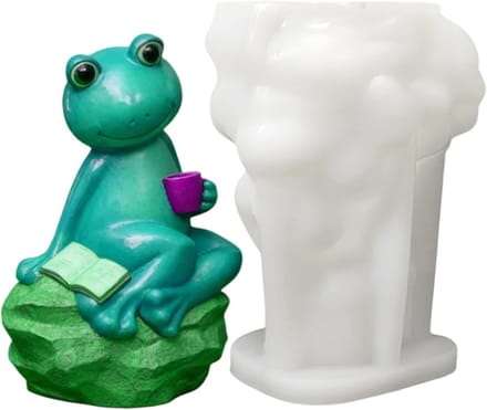 Siliconen Mal - Tuin Decoratie - Hars Gieten - Herbruikbaar Flexibel - 7x5.4x9.4cm