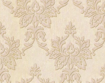 BAROK BEHANG ORNAMENTCREME BEIGE GOUD DUBBELBREED 954754