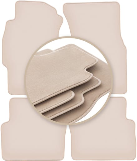 PREMIUM beige matten voor: Rover 400/ 45 sedan 1998-2005