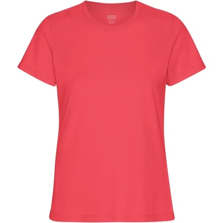 Dames-T-shirt Colorful Standard Light Organic Red Tangerine