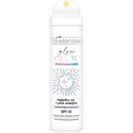 Bielenda Glaze &amp; Glow Illuminating and Moisturizing Face Mist SPF50 75 ml