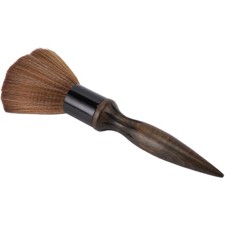 Brosse à épousseter le cou Manche en bois antidérapant Poils doux Brosse de coupe Accessoires de salon de coiffure pour coiffeur black