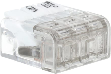 EMhub mini lasklem 3-voudig 0,2-2,5 mm² met hendel - per 100 stuks (4083012)