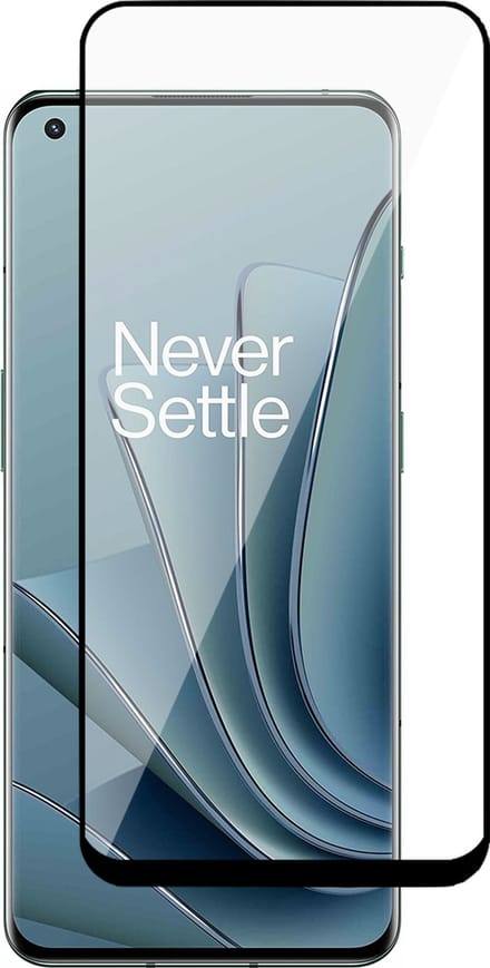 Screenprotector geschikt voor OnePlus 10 Pro - Gehard Glas Beschermglas Tempered Glass Volledig Dekkende Screen Protector
