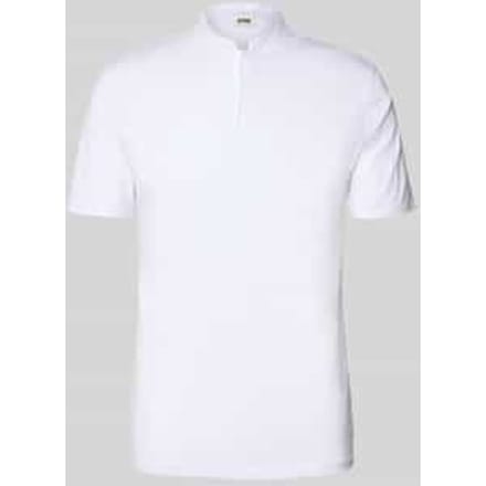 slim fit poloshirt met opstaande kraag model 'LOUIS'
