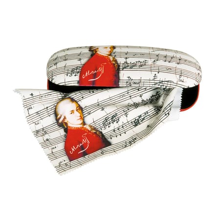 Fridolin hardcase brillenkoker met doekje - Mozart
