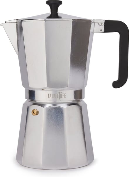 La Cafetière - Venice Percolator - Aluminium - Zilver - 9 Kops - 450ml