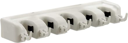Wall Support for Brooms Plastic (9 x 6 x 40 cm)