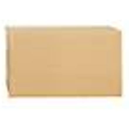 Golfkartonnen vouwdozen, enkele golf, 150 x 80 x 80 mm, bruin