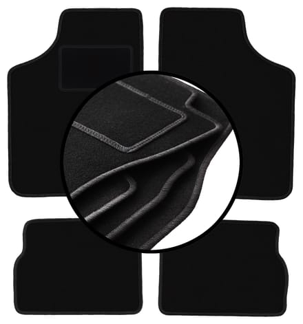 Complete set veloursmatten voor: Opel Corsa A hatchback (1982-1993)