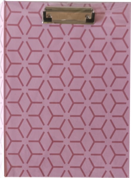Klembord Trendy -  set met schrijfblok free spirit roze