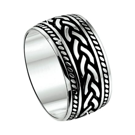 Zilver ring zilver gerhodineerd 1335218