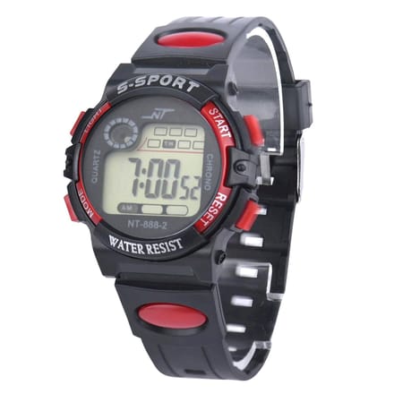 Fako Bijoux® - Kinderhorloge - LCD Sport Mini - Rood