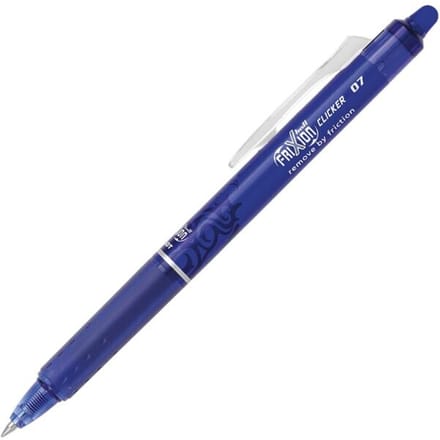 Pilot Frixion – Clicker balpen 0.7mm – blauw – 1 stuks