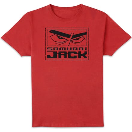 Samurai Jack Stylised Logo Men's T-Shirt - Red - S