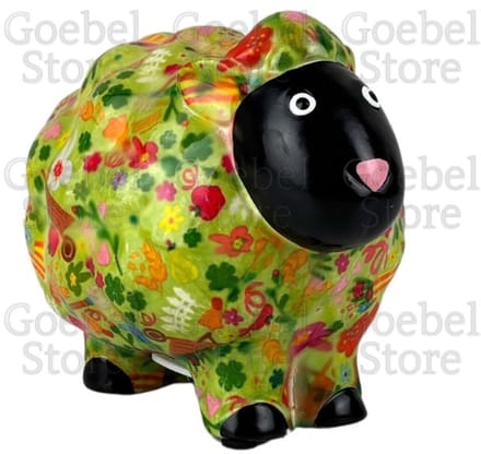 Pomme Pidou Spaarpot Schaap Peluche Standaard 004 (16x12x12cm - Keramiek)